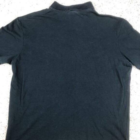 Lacoste Polo Shirt Mens Black Size 7 Short Sleeve Casual Crocodile Logo COLLARED - Picture 7 of 8